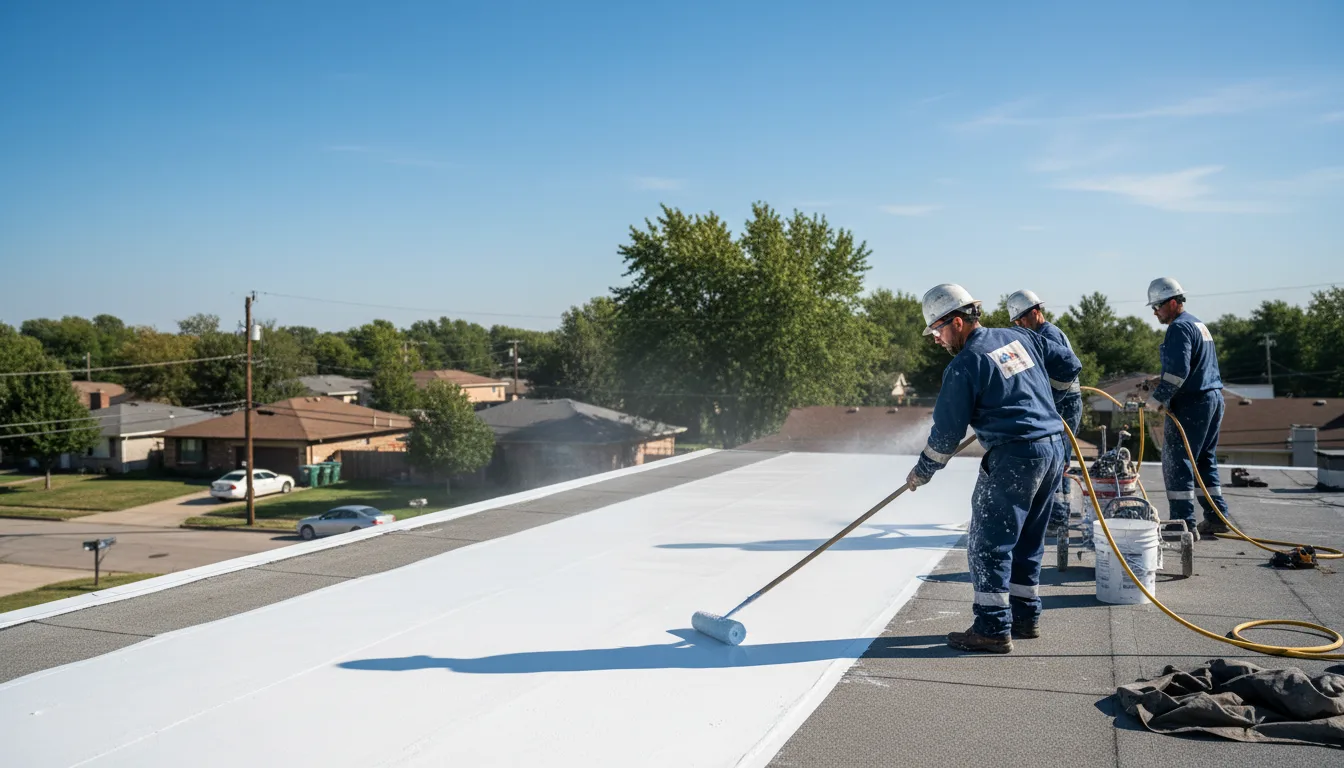 Commercial roof coating in Roswell, GA near me